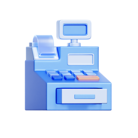 Cash Register  3D Icon