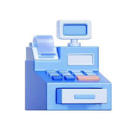 Cash Register  3D Icon