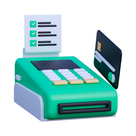 Cash Register  3D Icon