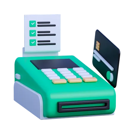 Cash Register  3D Icon