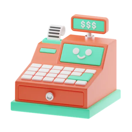 Cash Register  3D Icon