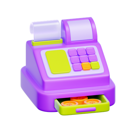 Cash Register  3D Icon