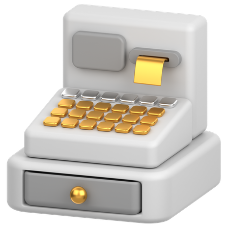 Cash Register  3D Icon