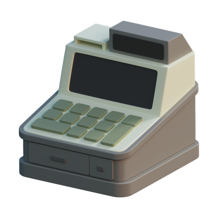 Cash Register  3D Icon