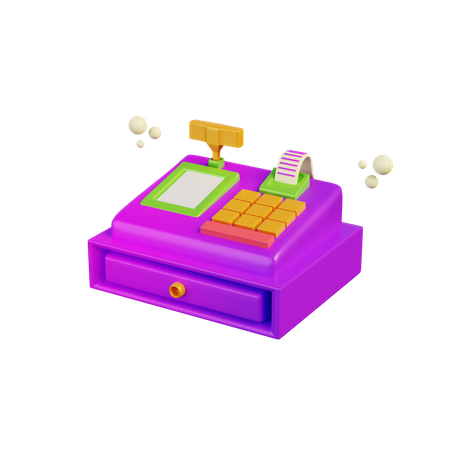 Cash Register  3D Icon