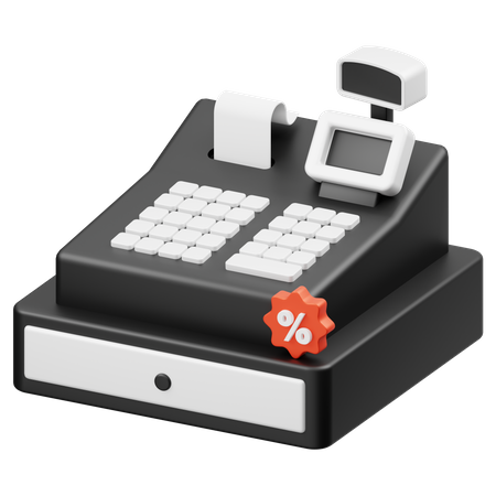 Cash Register  3D Icon