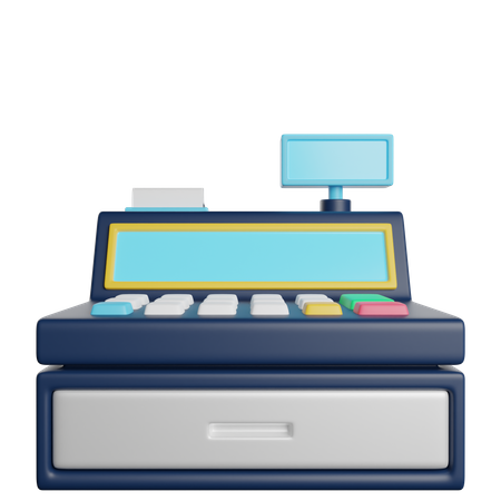 Cash Register  3D Icon