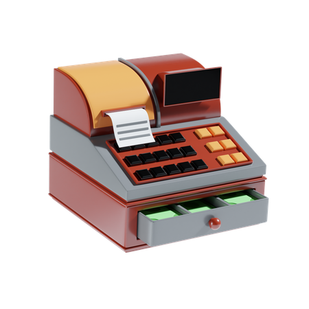Cash register  3D Icon