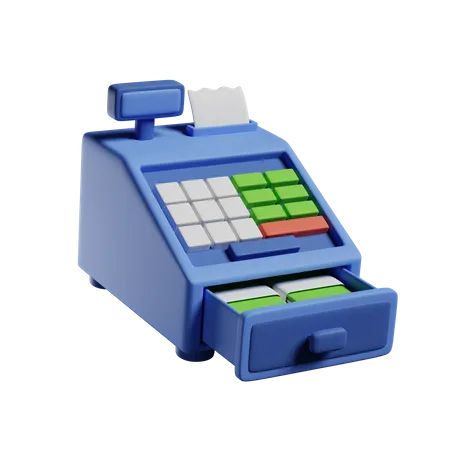 Cash Register  3D Icon