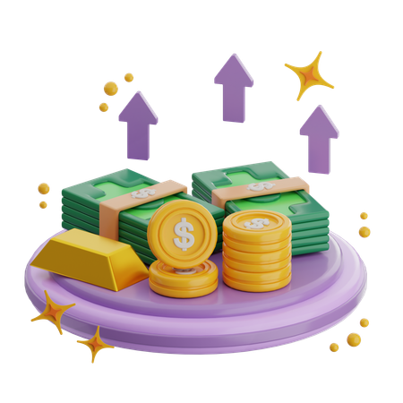 Cash Reserves  3D Icon