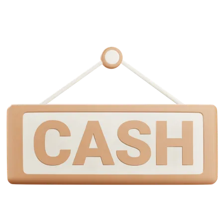 Cash Sign  3D Icon