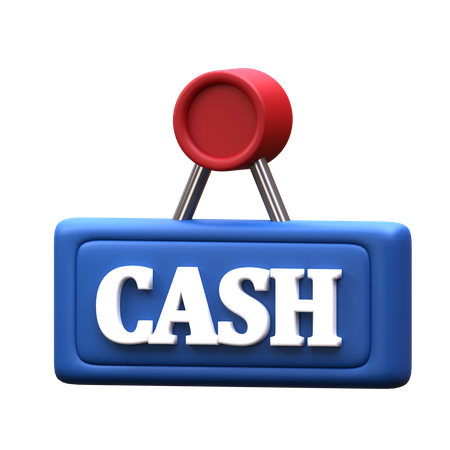 Cash Sign  3D Icon