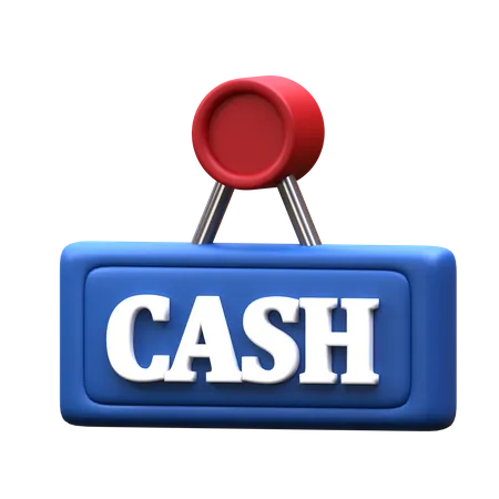 Cash Sign  3D Icon