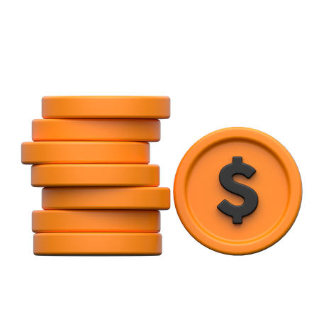 Cash Stack  3D Icon