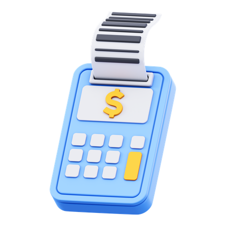 현금 단말기  3D Icon