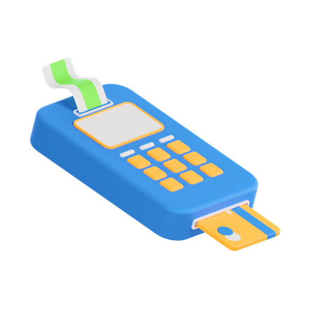 Cash Terminal  3D Icon