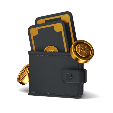 Cash Wallet  3D Icon