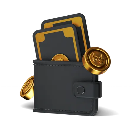 Cash Wallet  3D Icon