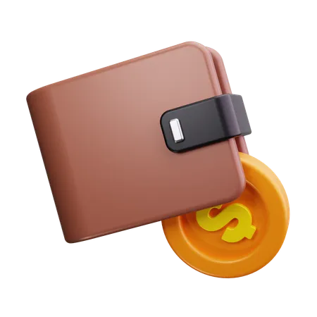 Cash Wallet  3D Icon