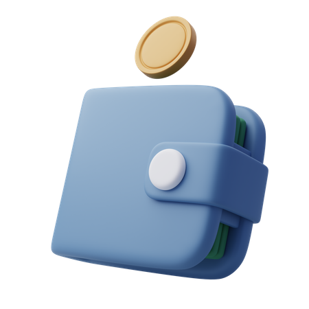 Cash Wallet  3D Icon