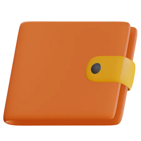 3 D Wallet Icon Isolated 3D Icon