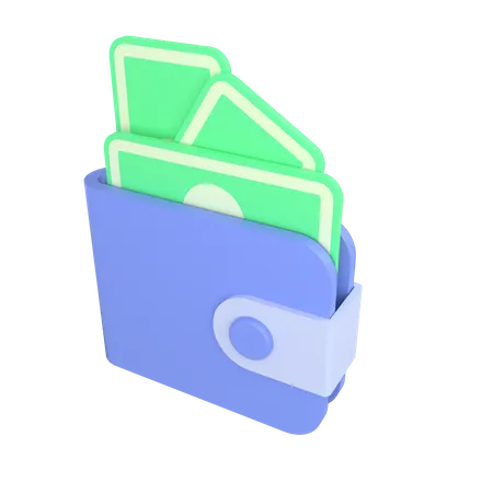 Wallet 3 D Illustration Rendering 3D Icon