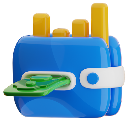 現金引き出し  3D Icon