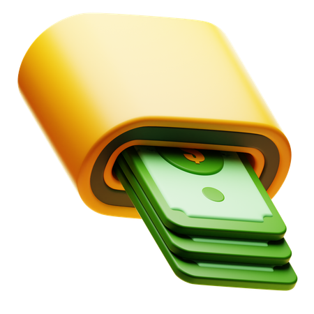 Cash Withdraw  3D Icon