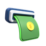 3d money withdraw logo
