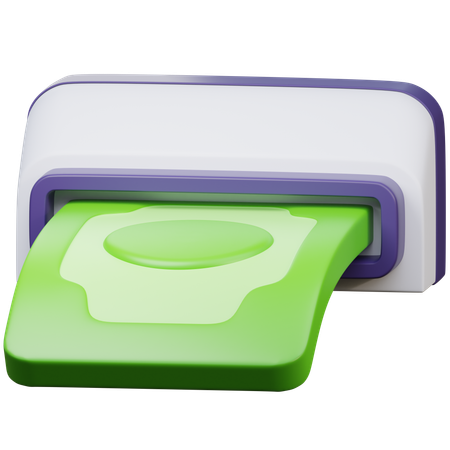 Cash Withdrawal  3D Icon