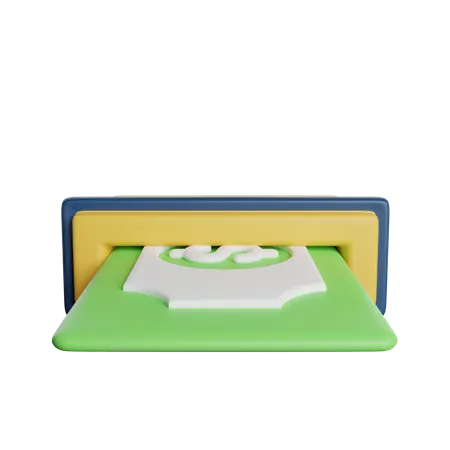 Cash Withdrawal Machine 3D Icon