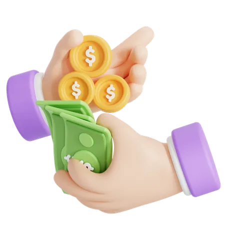 Cashback And Change Money 3D Icon