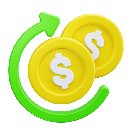 Cashback  3D Icon