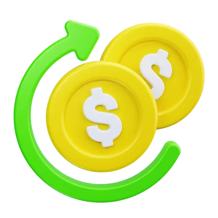 Cashback  3D Icon