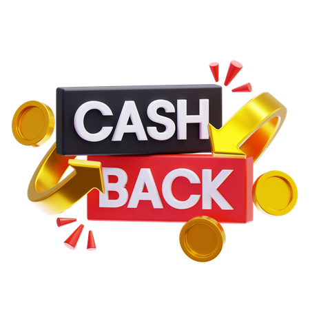 Cashback  3D Icon