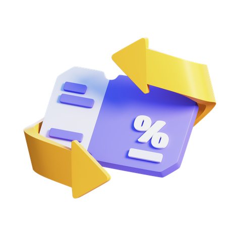 Cashback  3D Icon