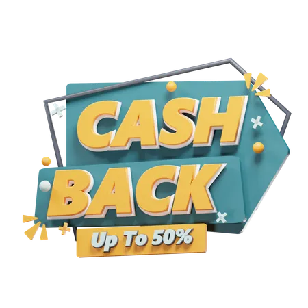 Cashback  3D Icon