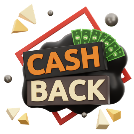 Cashback  3D Icon