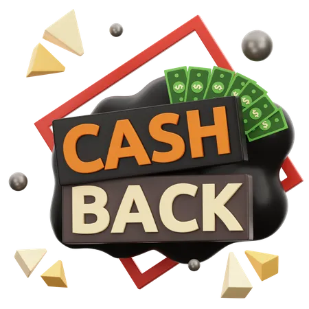 Cashback  3D Icon