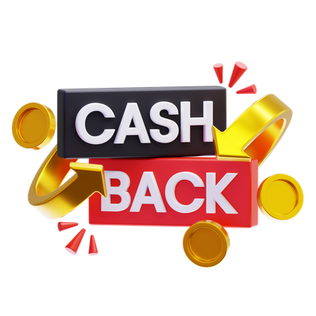Cashback  3D Icon