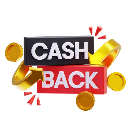 Cashback  3D Icon
