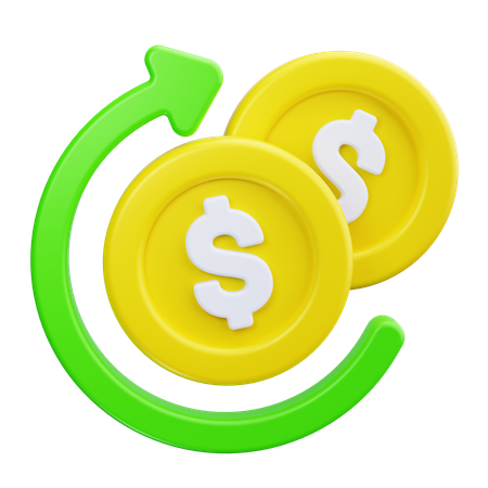 Cashback  3D Icon