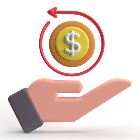 Cashback  3D Icon