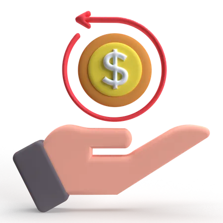 Cashback  3D Icon
