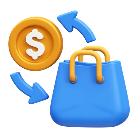 Cashback  3D Icon