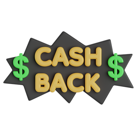 Cashback  3D Icon