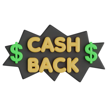 Cashback  3D Icon