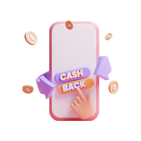 Cashback  3D Icon