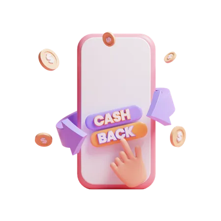 Cashback  3D Icon