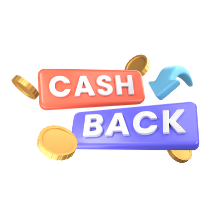 Cashback  3D Icon